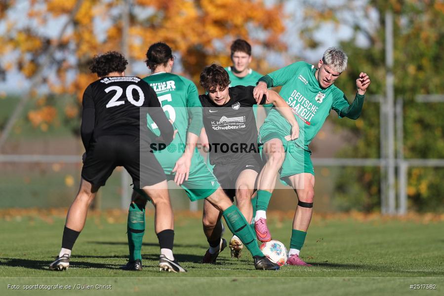 Gallier Campus, Großbardorf, 18.10.2025, sport, action, Fussball, BFV, 16. Spieltag, Landesliga Nordwest, DJK, TSV, DJK Schwebenried/Schwemmelsbach, TSV Großbardorf - Bild-ID: 2517382