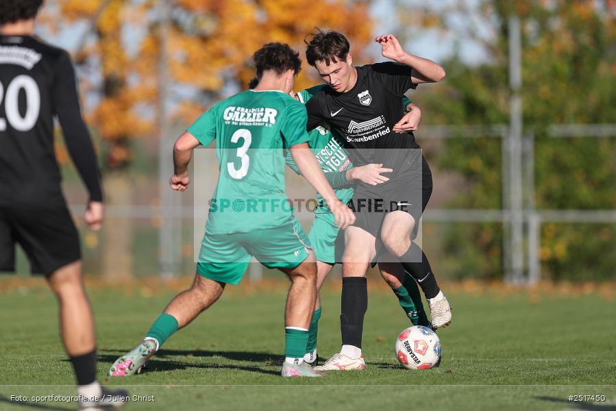 Gallier Campus, Großbardorf, 18.10.2025, sport, action, Fussball, BFV, 16. Spieltag, Landesliga Nordwest, DJK, TSV, DJK Schwebenried/Schwemmelsbach, TSV Großbardorf - Bild-ID: 2517450
