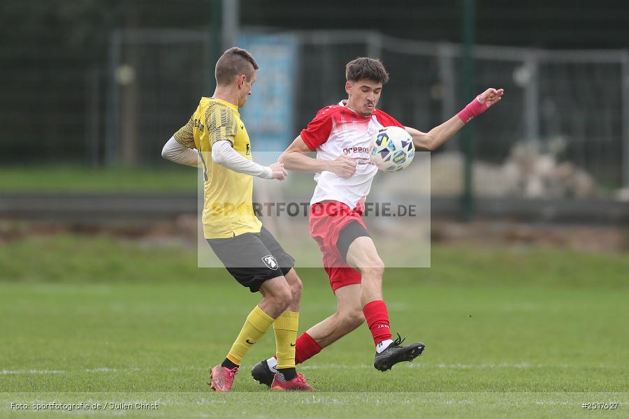 Sportgelände, Hösbach-Bahnhof, 19.10.2025, sport, action, Fussball, BFV, 14. Spieltag, Bezirksliga Unterfranken West, GIE, HOS, SpVgg Giebelstadt, SpVgg Hösbach-Bahnhof - Bild-ID: 2517627