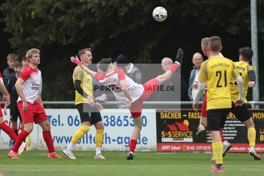 Sportgelände, Hösbach-Bahnhof, 19.10.2025, sport, action, Fussball, BFV, 14. Spieltag, Bezirksliga Unterfranken West, GIE, HOS, SpVgg Giebelstadt, SpVgg Hösbach-Bahnhof - Bild-ID: 2517628