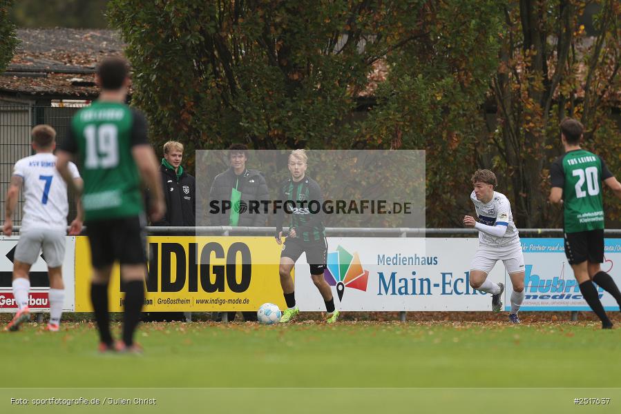 Sportgelände Darmstädter Str. 100, Aschaffenburg, 19.10.2025, sport, action, Fussball, BFV, 16. Spieltag, Landesliga Nordwest, ASV, TUS, ASV Rimpar, TuS 1893 Aschaffenburg-Leider - Bild-ID: 2517637