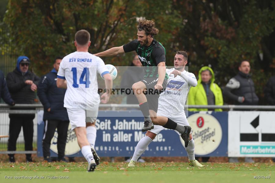 Sportgelände Darmstädter Str. 100, Aschaffenburg, 19.10.2025, sport, action, Fussball, BFV, 16. Spieltag, Landesliga Nordwest, ASV, TUS, ASV Rimpar, TuS 1893 Aschaffenburg-Leider - Bild-ID: 2517649