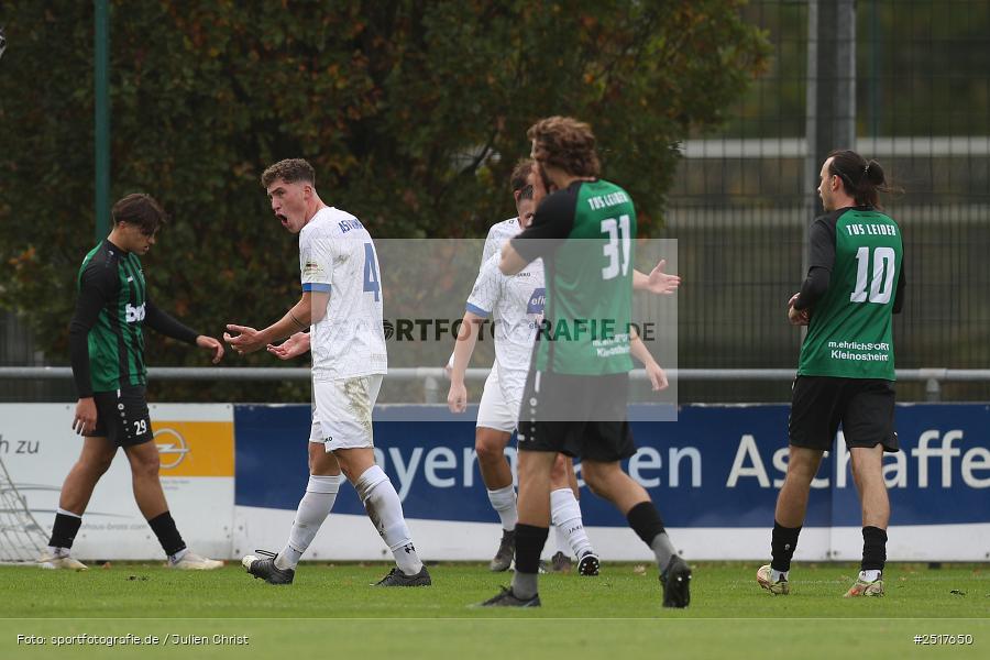 Sportgelände Darmstädter Str. 100, Aschaffenburg, 19.10.2025, sport, action, Fussball, BFV, 16. Spieltag, Landesliga Nordwest, ASV, TUS, ASV Rimpar, TuS 1893 Aschaffenburg-Leider - Bild-ID: 2517650
