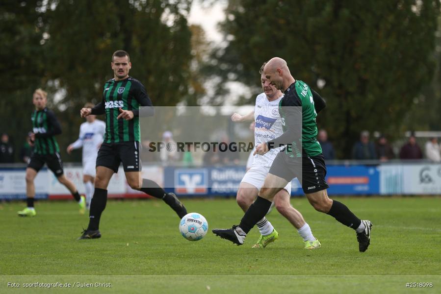 sport, action, TuS 1893 Aschaffenburg-Leider, TUS, Sportgelände Darmstädter Str. 100, Landesliga Nordwest, Fussball, BFV, Aschaffenburg, ASV Rimpar, ASV, 19.10.2025, 16. Spieltag - Bild-ID: 2518098