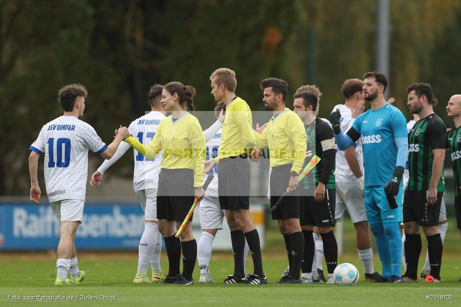 sport, action, TuS 1893 Aschaffenburg-Leider, TUS, Sportgelände Darmstädter Str. 100, Landesliga Nordwest, Fussball, BFV, Aschaffenburg, ASV Rimpar, ASV, 19.10.2025, 16. Spieltag - Bild-ID: 2518105