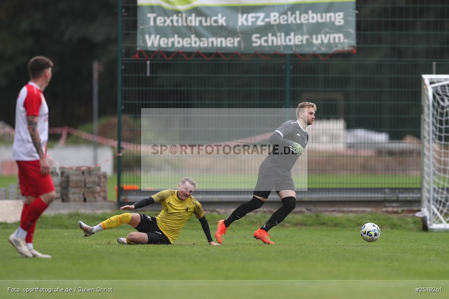 sport, action, Sportgelände, SpVgg Hösbach-Bahnhof, SpVgg Giebelstadt, Hösbach-Bahnhof, HOS, GIE, Fussball, Bezirksliga Unterfranken West, BFV, 19.10.2025, 14. Spieltag - Bild-ID: 2518261