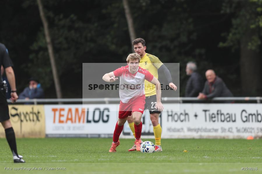 sport, action, Sportgelände, SpVgg Hösbach-Bahnhof, SpVgg Giebelstadt, Hösbach-Bahnhof, HOS, GIE, Fussball, Bezirksliga Unterfranken West, BFV, 19.10.2025, 14. Spieltag - Bild-ID: 2518263