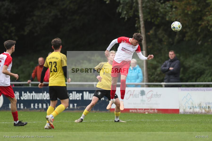 sport, action, Sportgelände, SpVgg Hösbach-Bahnhof, SpVgg Giebelstadt, Hösbach-Bahnhof, HOS, GIE, Fussball, Bezirksliga Unterfranken West, BFV, 19.10.2025, 14. Spieltag - Bild-ID: 2518265