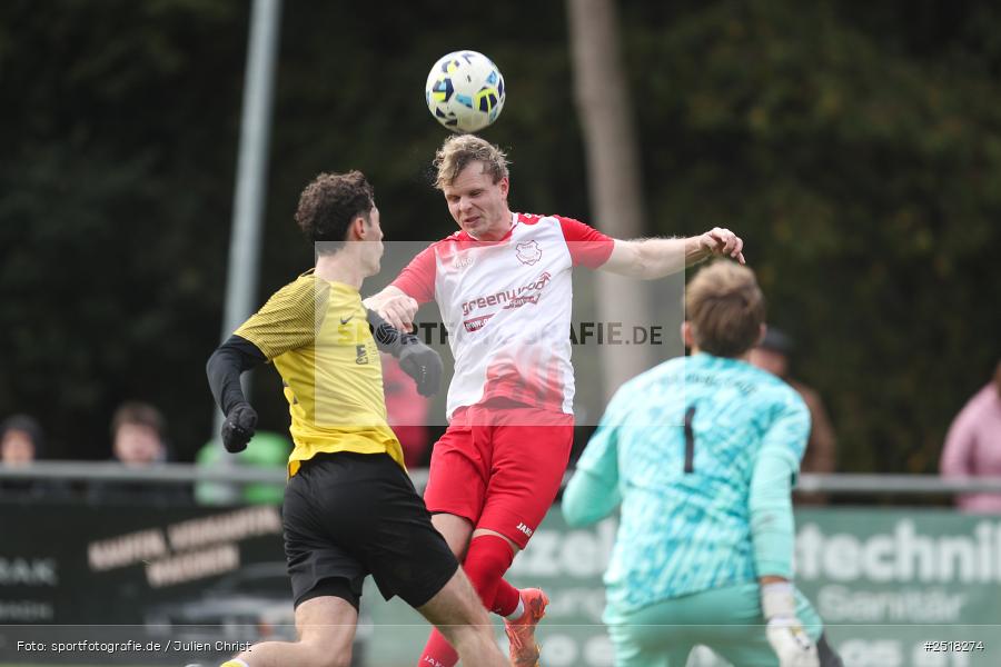 sport, action, Sportgelände, SpVgg Hösbach-Bahnhof, SpVgg Giebelstadt, Hösbach-Bahnhof, HOS, GIE, Fussball, Bezirksliga Unterfranken West, BFV, 19.10.2025, 14. Spieltag - Bild-ID: 2518274
