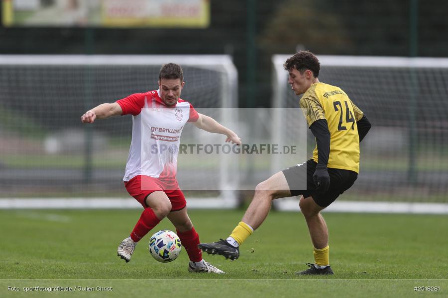 sport, action, Sportgelände, SpVgg Hösbach-Bahnhof, SpVgg Giebelstadt, Hösbach-Bahnhof, HOS, GIE, Fussball, Bezirksliga Unterfranken West, BFV, 19.10.2025, 14. Spieltag - Bild-ID: 2518281