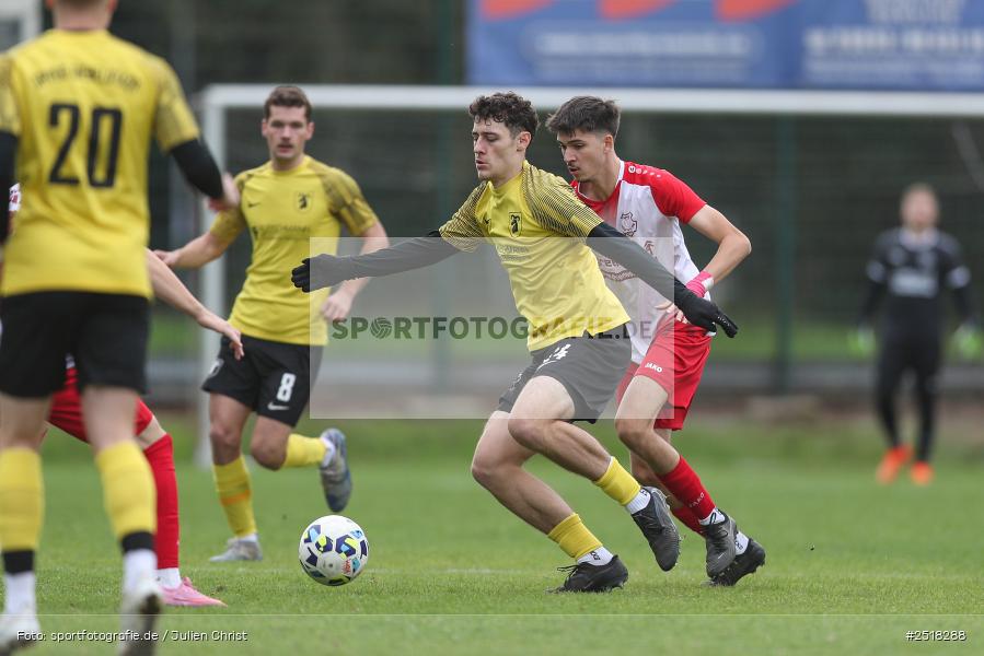 sport, action, Sportgelände, SpVgg Hösbach-Bahnhof, SpVgg Giebelstadt, Hösbach-Bahnhof, HOS, GIE, Fussball, Bezirksliga Unterfranken West, BFV, 19.10.2025, 14. Spieltag - Bild-ID: 2518288
