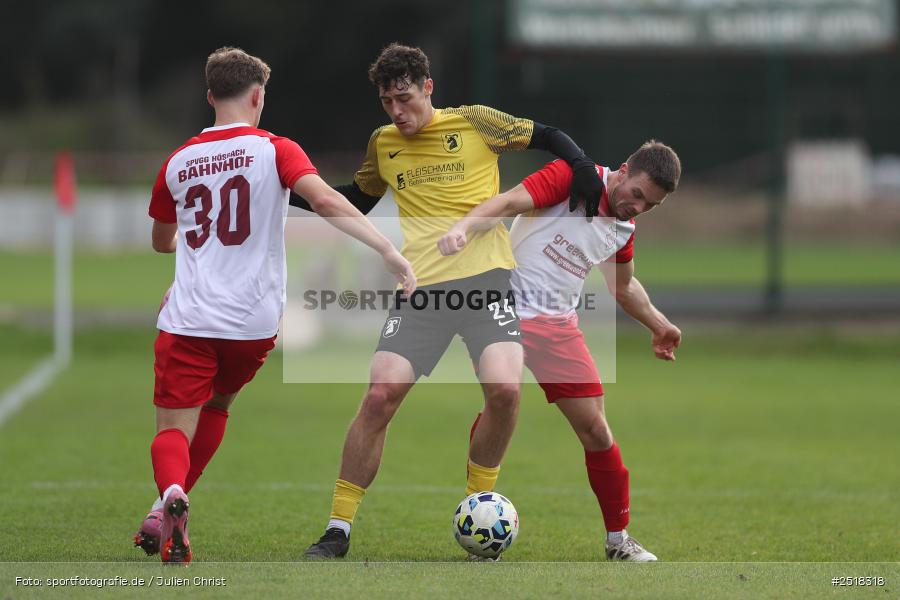 sport, action, Sportgelände, SpVgg Hösbach-Bahnhof, SpVgg Giebelstadt, Hösbach-Bahnhof, HOS, GIE, Fussball, Bezirksliga Unterfranken West, BFV, 19.10.2025, 14. Spieltag - Bild-ID: 2518318