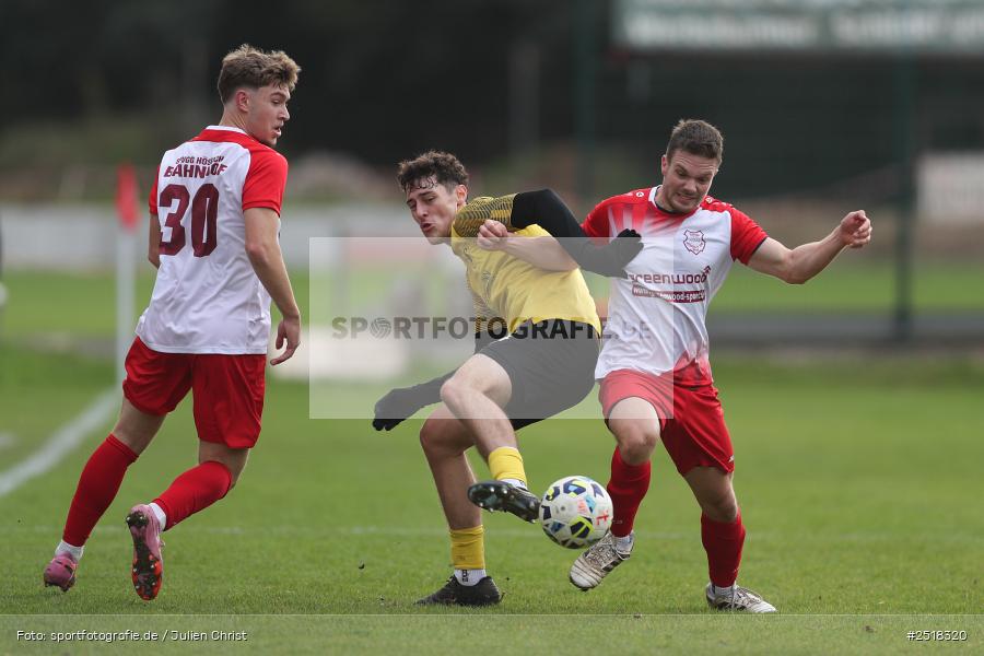 sport, action, Sportgelände, SpVgg Hösbach-Bahnhof, SpVgg Giebelstadt, Hösbach-Bahnhof, HOS, GIE, Fussball, Bezirksliga Unterfranken West, BFV, 19.10.2025, 14. Spieltag - Bild-ID: 2518320