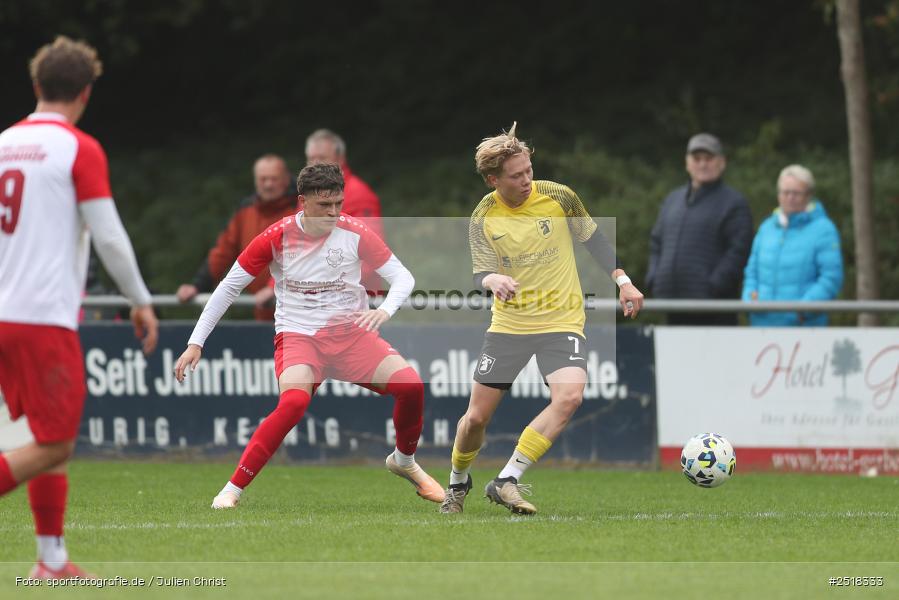 sport, action, Sportgelände, SpVgg Hösbach-Bahnhof, SpVgg Giebelstadt, Hösbach-Bahnhof, HOS, GIE, Fussball, Bezirksliga Unterfranken West, BFV, 19.10.2025, 14. Spieltag - Bild-ID: 2518333