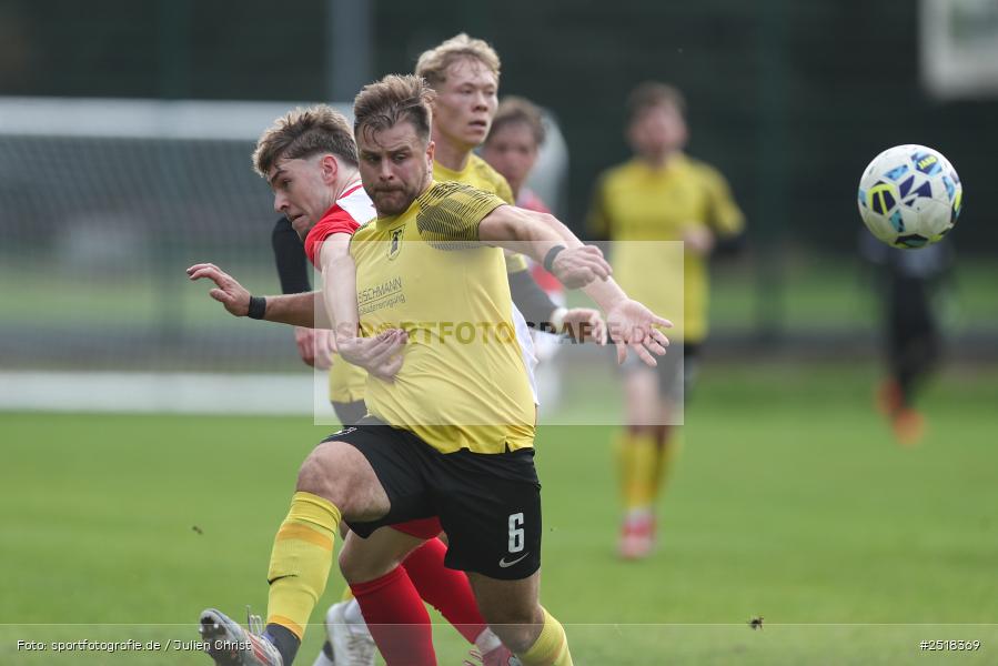sport, action, Sportgelände, SpVgg Hösbach-Bahnhof, SpVgg Giebelstadt, Hösbach-Bahnhof, HOS, GIE, Fussball, Bezirksliga Unterfranken West, BFV, 19.10.2025, 14. Spieltag - Bild-ID: 2518369