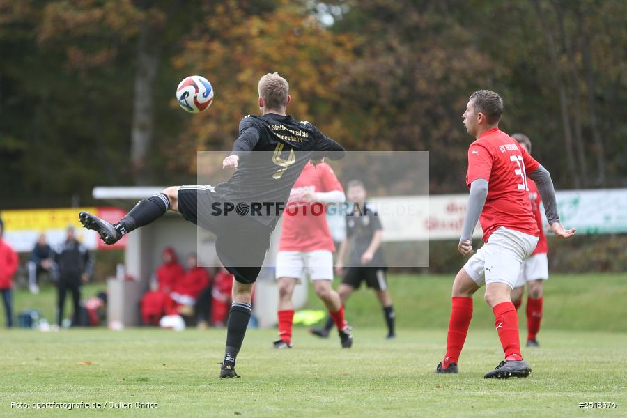 sport, action, Sportgelände, Kreisklasse Würzburg Gr. 3, Fussball, Bischbrunn, BFV, 19.10.2025, 14. Spieltag, (SG 1) Stetten/Binsfeld/Müdesheim, (SG 1) Bischbrunn/Oberndorf - Bild-ID: 2518376