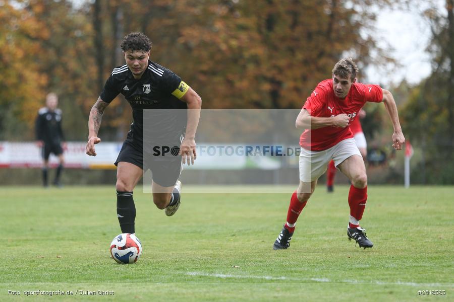 sport, action, Sportgelände, Kreisklasse Würzburg Gr. 3, Fussball, Bischbrunn, BFV, 19.10.2025, 14. Spieltag, (SG 1) Stetten/Binsfeld/Müdesheim, (SG 1) Bischbrunn/Oberndorf - Bild-ID: 2518383
