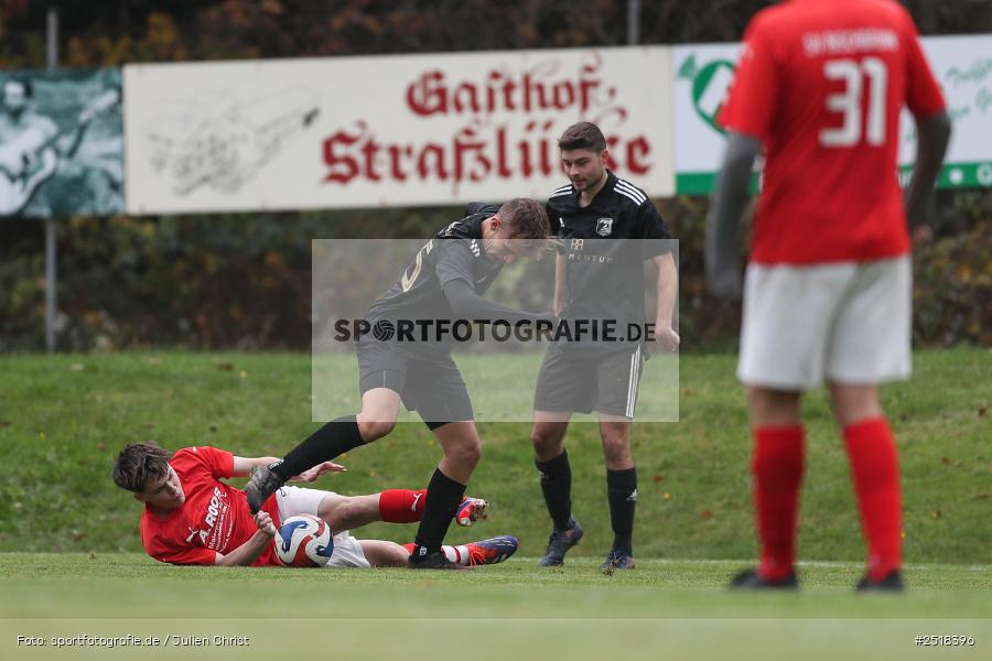 sport, action, Sportgelände, Kreisklasse Würzburg Gr. 3, Fussball, Bischbrunn, BFV, 19.10.2025, 14. Spieltag, (SG 1) Stetten/Binsfeld/Müdesheim, (SG 1) Bischbrunn/Oberndorf - Bild-ID: 2518396