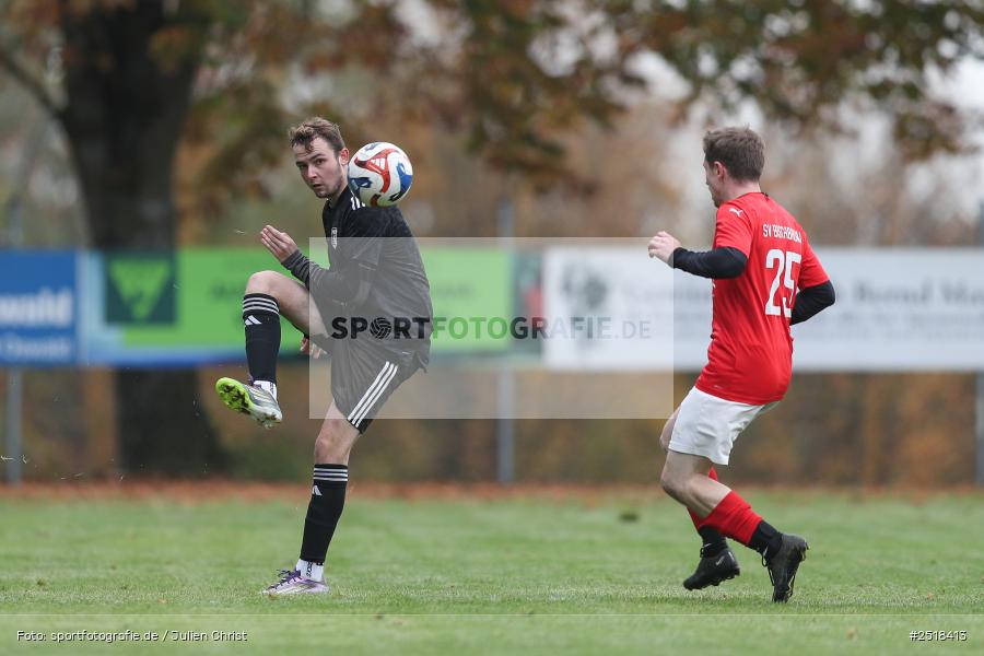 sport, action, Sportgelände, Kreisklasse Würzburg Gr. 3, Fussball, Bischbrunn, BFV, 19.10.2025, 14. Spieltag, (SG 1) Stetten/Binsfeld/Müdesheim, (SG 1) Bischbrunn/Oberndorf - Bild-ID: 2518413