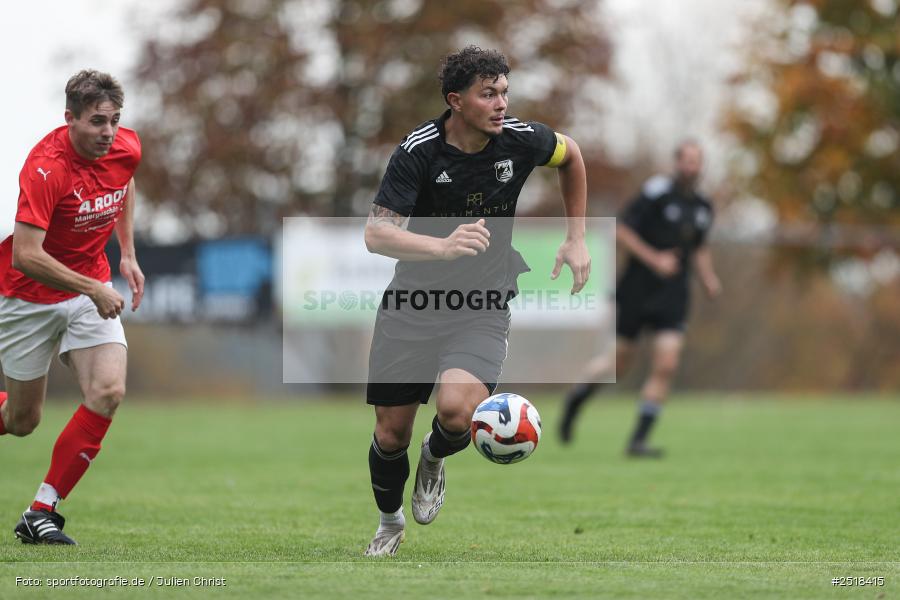 sport, action, Sportgelände, Kreisklasse Würzburg Gr. 3, Fussball, Bischbrunn, BFV, 19.10.2025, 14. Spieltag, (SG 1) Stetten/Binsfeld/Müdesheim, (SG 1) Bischbrunn/Oberndorf - Bild-ID: 2518415