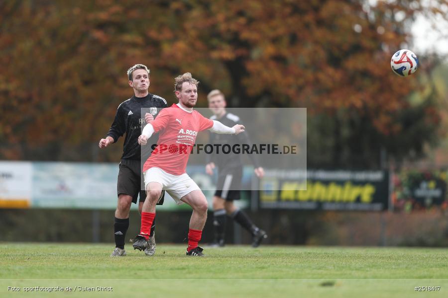 sport, action, Sportgelände, Kreisklasse Würzburg Gr. 3, Fussball, Bischbrunn, BFV, 19.10.2025, 14. Spieltag, (SG 1) Stetten/Binsfeld/Müdesheim, (SG 1) Bischbrunn/Oberndorf - Bild-ID: 2518417