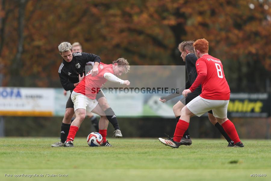 sport, action, Sportgelände, Kreisklasse Würzburg Gr. 3, Fussball, Bischbrunn, BFV, 19.10.2025, 14. Spieltag, (SG 1) Stetten/Binsfeld/Müdesheim, (SG 1) Bischbrunn/Oberndorf - Bild-ID: 2518419