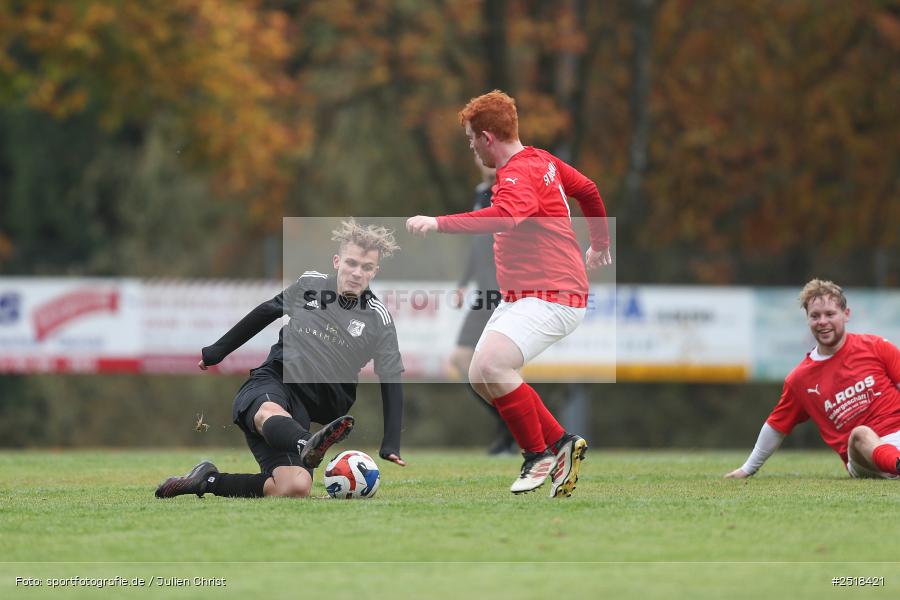 sport, action, Sportgelände, Kreisklasse Würzburg Gr. 3, Fussball, Bischbrunn, BFV, 19.10.2025, 14. Spieltag, (SG 1) Stetten/Binsfeld/Müdesheim, (SG 1) Bischbrunn/Oberndorf - Bild-ID: 2518421
