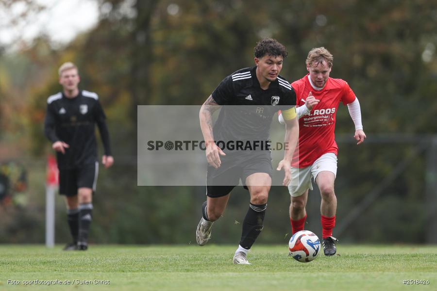 sport, action, Sportgelände, Kreisklasse Würzburg Gr. 3, Fussball, Bischbrunn, BFV, 19.10.2025, 14. Spieltag, (SG 1) Stetten/Binsfeld/Müdesheim, (SG 1) Bischbrunn/Oberndorf - Bild-ID: 2518426