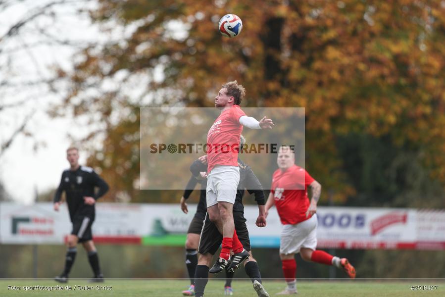 sport, action, Sportgelände, Kreisklasse Würzburg Gr. 3, Fussball, Bischbrunn, BFV, 19.10.2025, 14. Spieltag, (SG 1) Stetten/Binsfeld/Müdesheim, (SG 1) Bischbrunn/Oberndorf - Bild-ID: 2518427