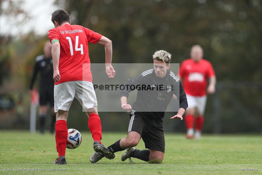 sport, action, Sportgelände, Kreisklasse Würzburg Gr. 3, Fussball, Bischbrunn, BFV, 19.10.2025, 14. Spieltag, (SG 1) Stetten/Binsfeld/Müdesheim, (SG 1) Bischbrunn/Oberndorf - Bild-ID: 2518444
