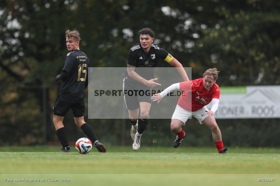 sport, action, Sportgelände, Kreisklasse Würzburg Gr. 3, Fussball, Bischbrunn, BFV, 19.10.2025, 14. Spieltag, (SG 1) Stetten/Binsfeld/Müdesheim, (SG 1) Bischbrunn/Oberndorf - Bild-ID: 2518447