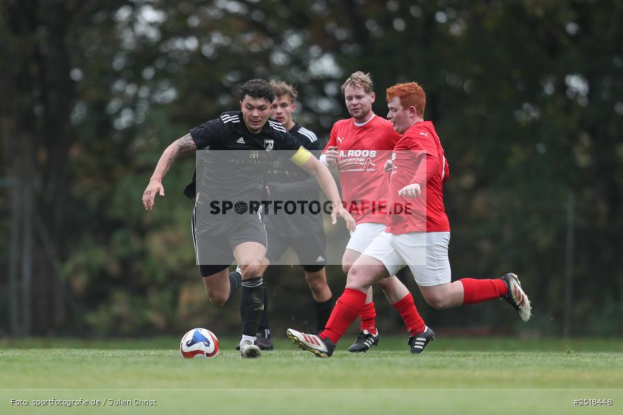 sport, action, Sportgelände, Kreisklasse Würzburg Gr. 3, Fussball, Bischbrunn, BFV, 19.10.2025, 14. Spieltag, (SG 1) Stetten/Binsfeld/Müdesheim, (SG 1) Bischbrunn/Oberndorf - Bild-ID: 2518448