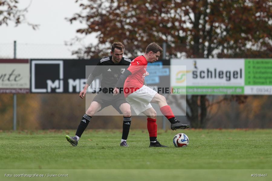 sport, action, Sportgelände, Kreisklasse Würzburg Gr. 3, Fussball, Bischbrunn, BFV, 19.10.2025, 14. Spieltag, (SG 1) Stetten/Binsfeld/Müdesheim, (SG 1) Bischbrunn/Oberndorf - Bild-ID: 2518467