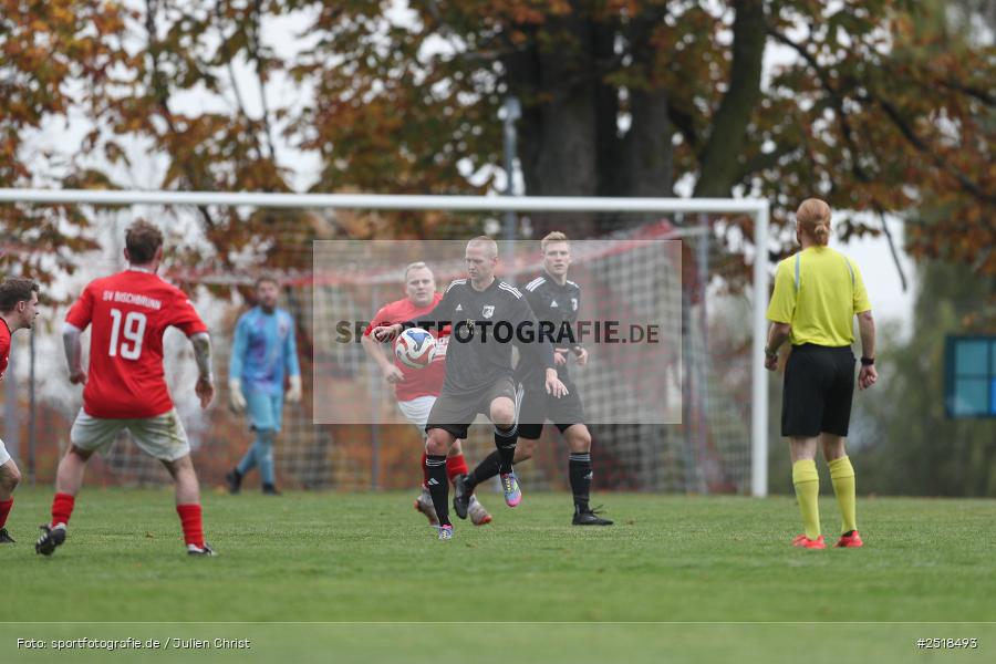 sport, action, Sportgelände, Kreisklasse Würzburg Gr. 3, Fussball, Bischbrunn, BFV, 19.10.2025, 14. Spieltag, (SG 1) Stetten/Binsfeld/Müdesheim, (SG 1) Bischbrunn/Oberndorf - Bild-ID: 2518493