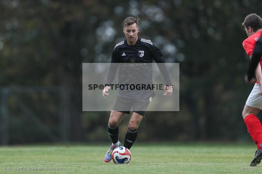 sport, action, Sportgelände, Kreisklasse Würzburg Gr. 3, Fussball, Bischbrunn, BFV, 19.10.2025, 14. Spieltag, (SG 1) Stetten/Binsfeld/Müdesheim, (SG 1) Bischbrunn/Oberndorf - Bild-ID: 2518503