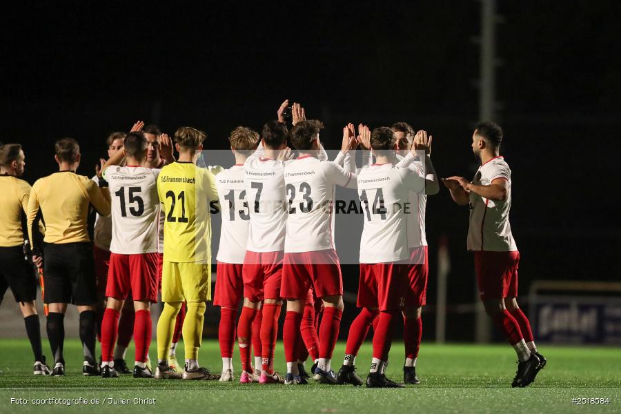 sport, action, TuS Frammersbach, TuS 1893 Aschaffenburg-Leider, Landesliga Nordwest, Fussball, Fuhrmann-Arena, Frammersbavch, BFV, 24.10.2025, 17. Spieltag - Bild-ID: 2518584