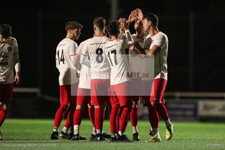 sport, action, TuS Frammersbach, TuS 1893 Aschaffenburg-Leider, Landesliga Nordwest, Fussball, Fuhrmann-Arena, Frammersbavch, BFV, 24.10.2025, 17. Spieltag - Bild-ID: 2518585