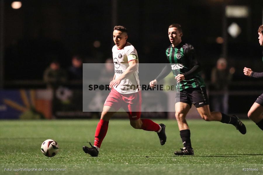 sport, action, TuS Frammersbach, TuS 1893 Aschaffenburg-Leider, Landesliga Nordwest, Fussball, Fuhrmann-Arena, Frammersbavch, BFV, 24.10.2025, 17. Spieltag - Bild-ID: 2518636