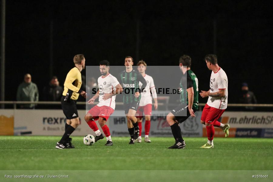 sport, action, TuS Frammersbach, TuS 1893 Aschaffenburg-Leider, Landesliga Nordwest, Fussball, Fuhrmann-Arena, Frammersbavch, BFV, 24.10.2025, 17. Spieltag - Bild-ID: 2518661