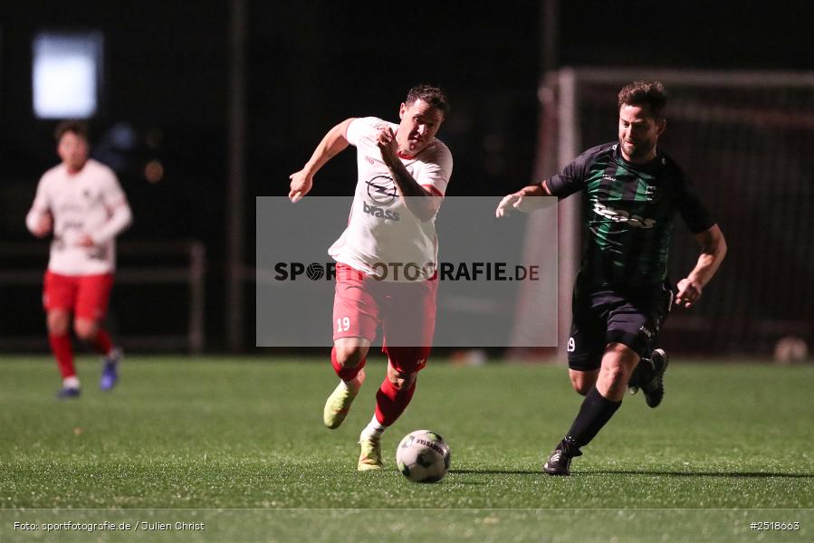 sport, action, TuS Frammersbach, TuS 1893 Aschaffenburg-Leider, Landesliga Nordwest, Fussball, Fuhrmann-Arena, Frammersbavch, BFV, 24.10.2025, 17. Spieltag - Bild-ID: 2518663