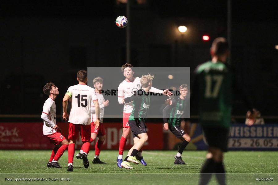 sport, action, TuS Frammersbach, TuS 1893 Aschaffenburg-Leider, Landesliga Nordwest, Fussball, Fuhrmann-Arena, Frammersbavch, BFV, 24.10.2025, 17. Spieltag - Bild-ID: 2518692