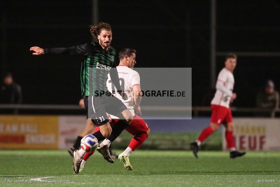 sport, action, TuS Frammersbach, TuS 1893 Aschaffenburg-Leider, Landesliga Nordwest, Fussball, Fuhrmann-Arena, Frammersbavch, BFV, 24.10.2025, 17. Spieltag - Bild-ID: 2518694