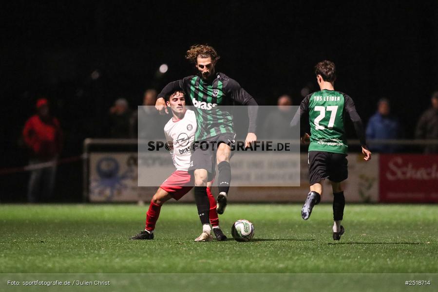 sport, action, TuS Frammersbach, TuS 1893 Aschaffenburg-Leider, Landesliga Nordwest, Fussball, Fuhrmann-Arena, Frammersbavch, BFV, 24.10.2025, 17. Spieltag - Bild-ID: 2518714