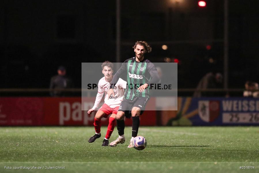 sport, action, TuS Frammersbach, TuS 1893 Aschaffenburg-Leider, Landesliga Nordwest, Fussball, Fuhrmann-Arena, Frammersbavch, BFV, 24.10.2025, 17. Spieltag - Bild-ID: 2518719