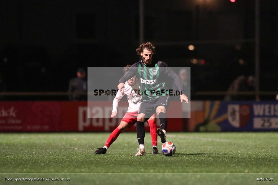 sport, action, TuS Frammersbach, TuS 1893 Aschaffenburg-Leider, Landesliga Nordwest, Fussball, Fuhrmann-Arena, Frammersbavch, BFV, 24.10.2025, 17. Spieltag - Bild-ID: 2518720