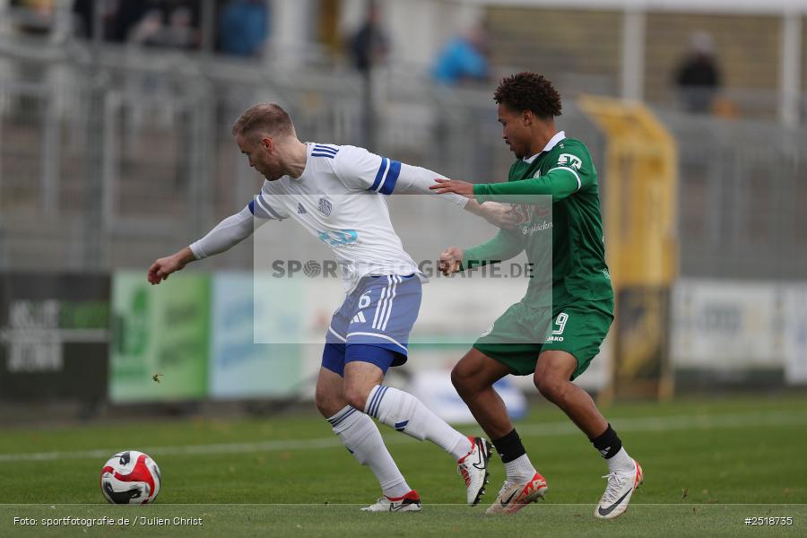 Stadion am Schönbusch, Aschaffenburg, 25.10.2025, sport, action, Fussball, BFV, 15. Spieltag, VFB, SVA, VfB Eichstätt, SV Viktoria Aschaffenburg - Bild-ID: 2518735