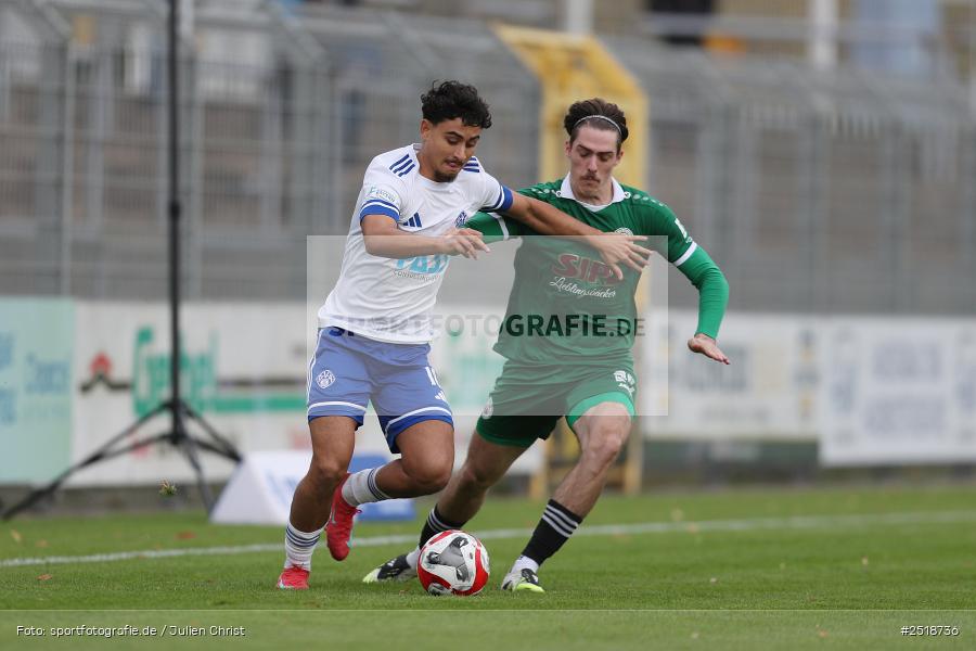 Stadion am Schönbusch, Aschaffenburg, 25.10.2025, sport, action, Fussball, BFV, 15. Spieltag, VFB, SVA, VfB Eichstätt, SV Viktoria Aschaffenburg - Bild-ID: 2518736
