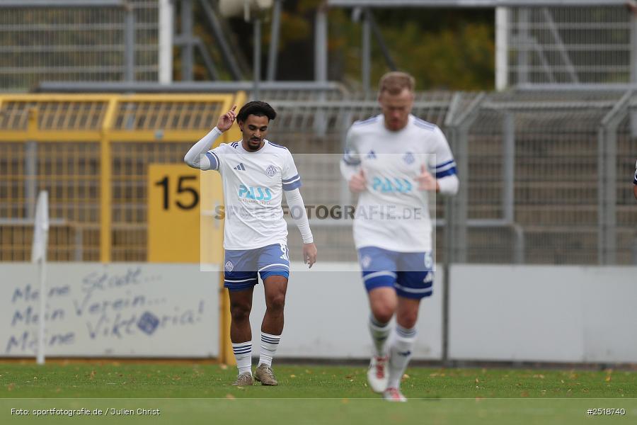 Stadion am Schönbusch, Aschaffenburg, 25.10.2025, sport, action, Fussball, BFV, 15. Spieltag, VFB, SVA, VfB Eichstätt, SV Viktoria Aschaffenburg - Bild-ID: 2518740