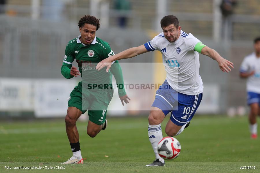 Stadion am Schönbusch, Aschaffenburg, 25.10.2025, sport, action, Fussball, BFV, 15. Spieltag, VFB, SVA, VfB Eichstätt, SV Viktoria Aschaffenburg - Bild-ID: 2518743