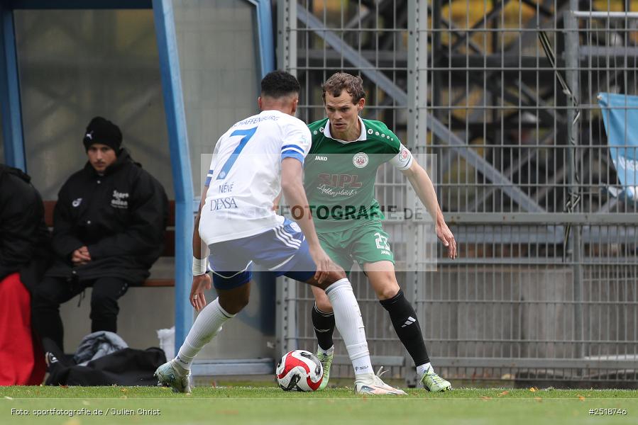 Stadion am Schönbusch, Aschaffenburg, 25.10.2025, sport, action, Fussball, BFV, 15. Spieltag, VFB, SVA, VfB Eichstätt, SV Viktoria Aschaffenburg - Bild-ID: 2518746
